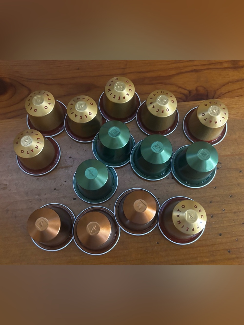 Nespresso OriginalLine Coffee Capsules Lot 12 Vintage Discontinued Indriya Decaf